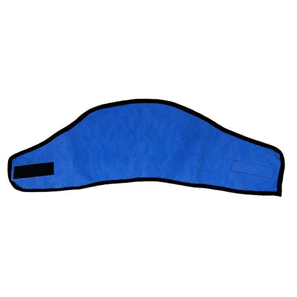 Cooling Bandana For Dogs Blue L PVA Material Temperature Regulation Summer Use 1Set