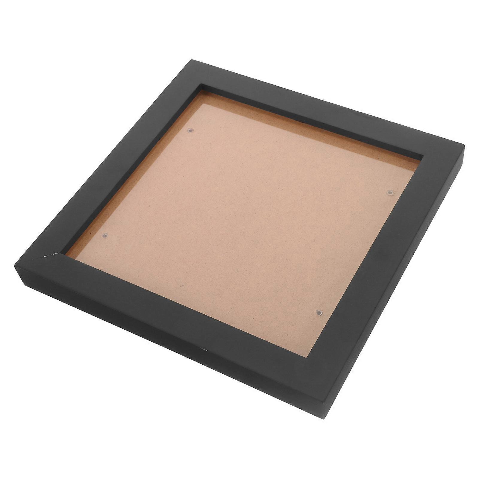 Square Embroidery Frame for Decoration 2Pcs Durable Wood Picture Frames