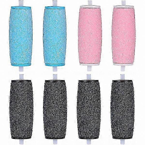 8-Pack Extra Coarse Replacement Rollers for Foot Care Devices