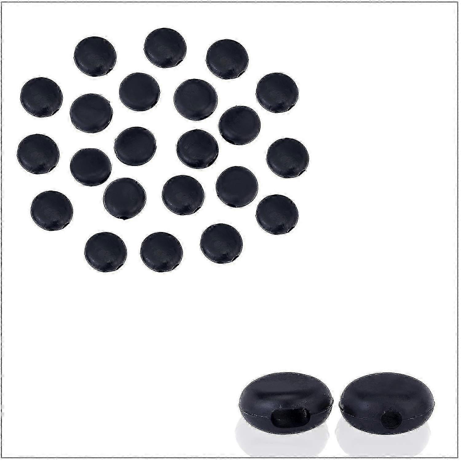 200pcs Cord Locks Silicone Toggles, cordons coulissants Elastic Cord Adjuster Cord Buckles