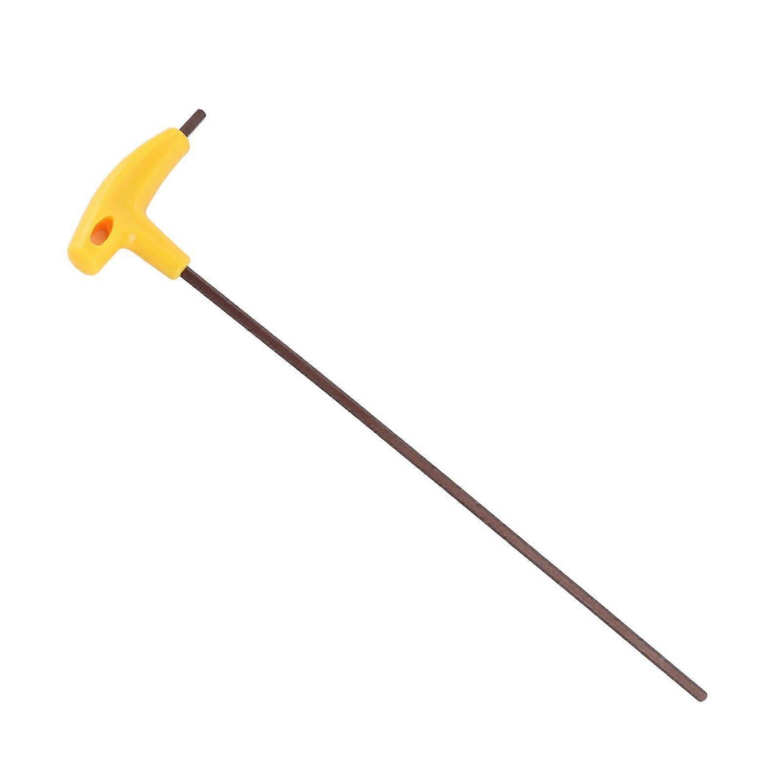 Hex Key Alloy Steel Flat Head T Shaped Large Torsion Portable Hex Crutch Wrench 5mm