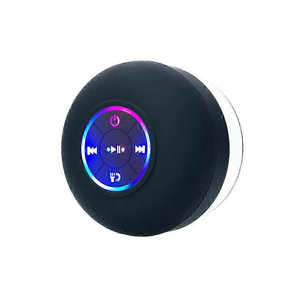 Wireless Shower Speaker Bluetooth 5.0 Speaker Waterproof Mic Mini With Suction