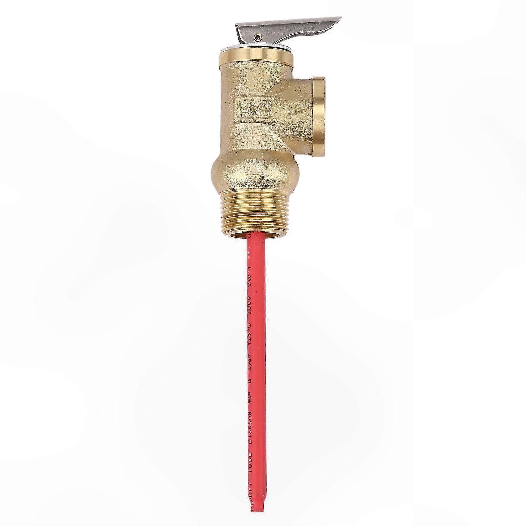 3/4 Inch Temperature and Pressure Relief Valve, 102PSI 210F, 0.7Mpa to Valve Connection