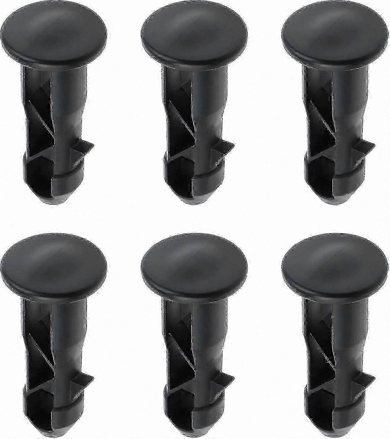 Durable Black Hinges with Bolts and Pins for Outdoor Trash Can Lids - Fits 60L to 240L Bins