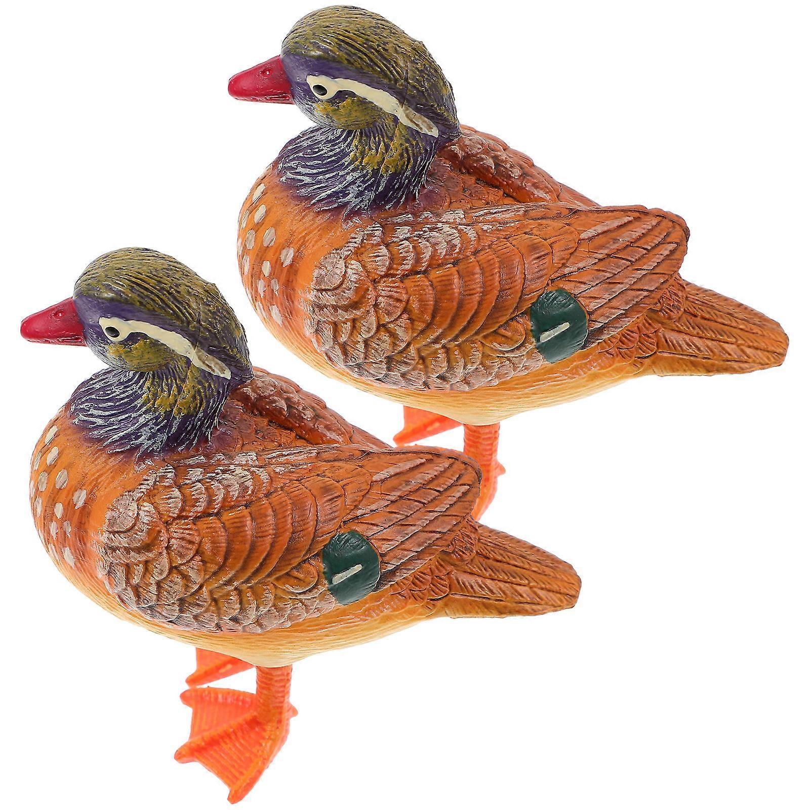 Plastic Artificial Bird Decor for Garden 4Pcs