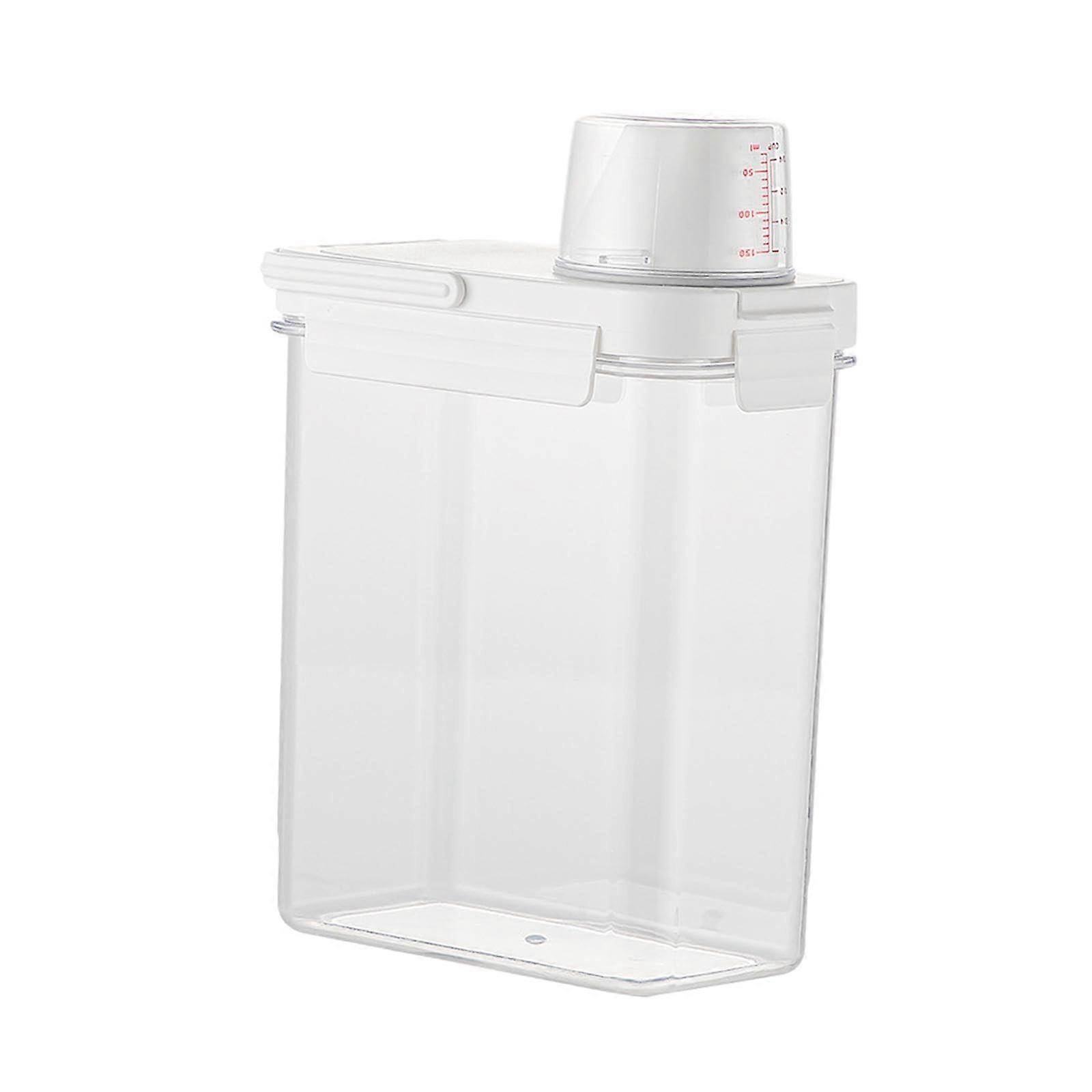 Dry Food Storage Container 3500ml Airtight Flour and Rice Bin with Lids, Multifunctional Food Dispenser for Nuts and Grains