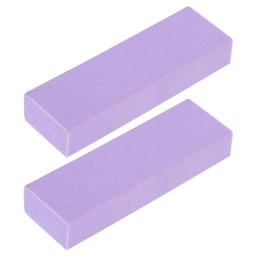 Cleaning Pumice Stone Powerful Descaling Tool for Home 2Pcs Purple Rubber