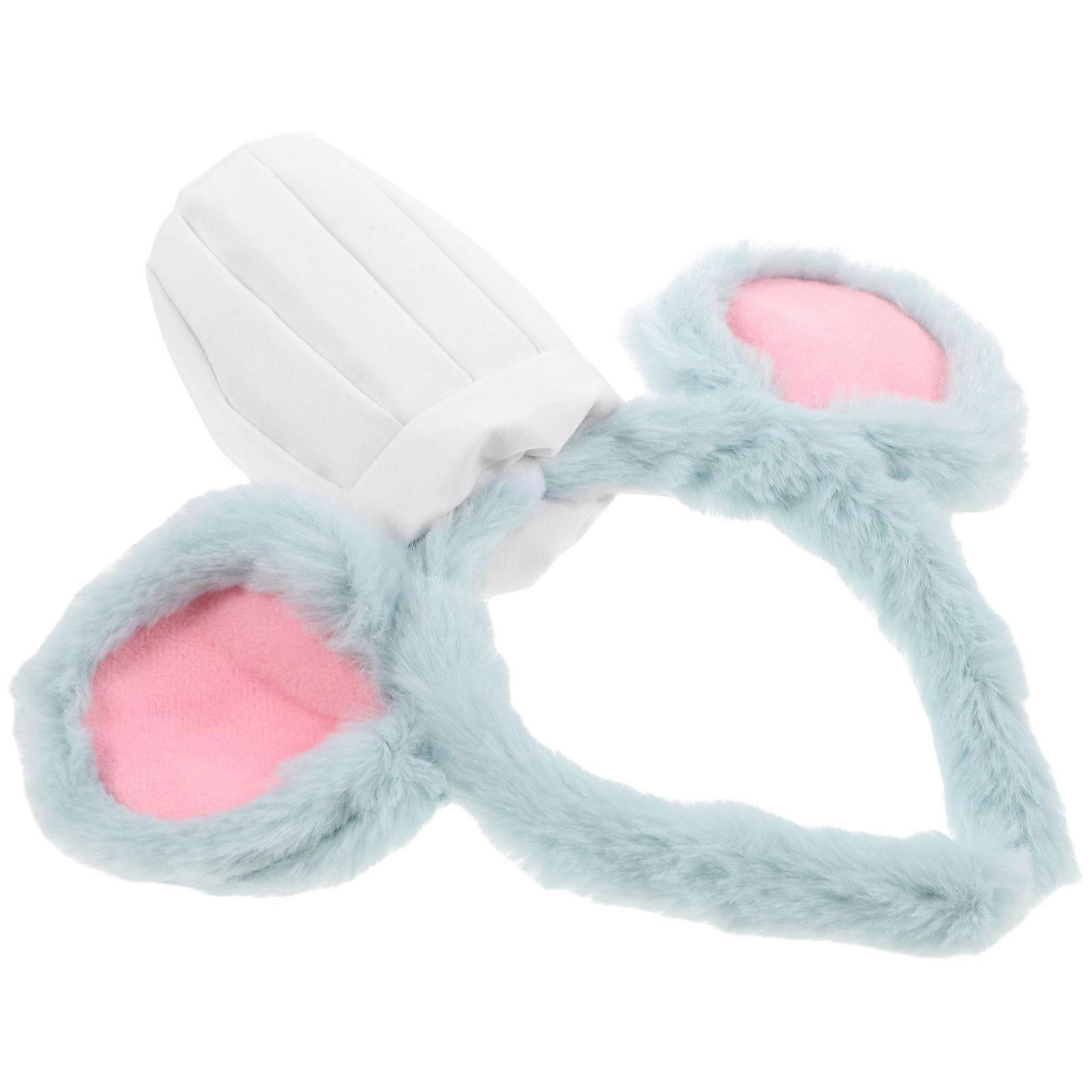4Pcs Cartoon Design Mouse Ears Headband With Chef Hat For Cosplay Event Halloween Party Accessory