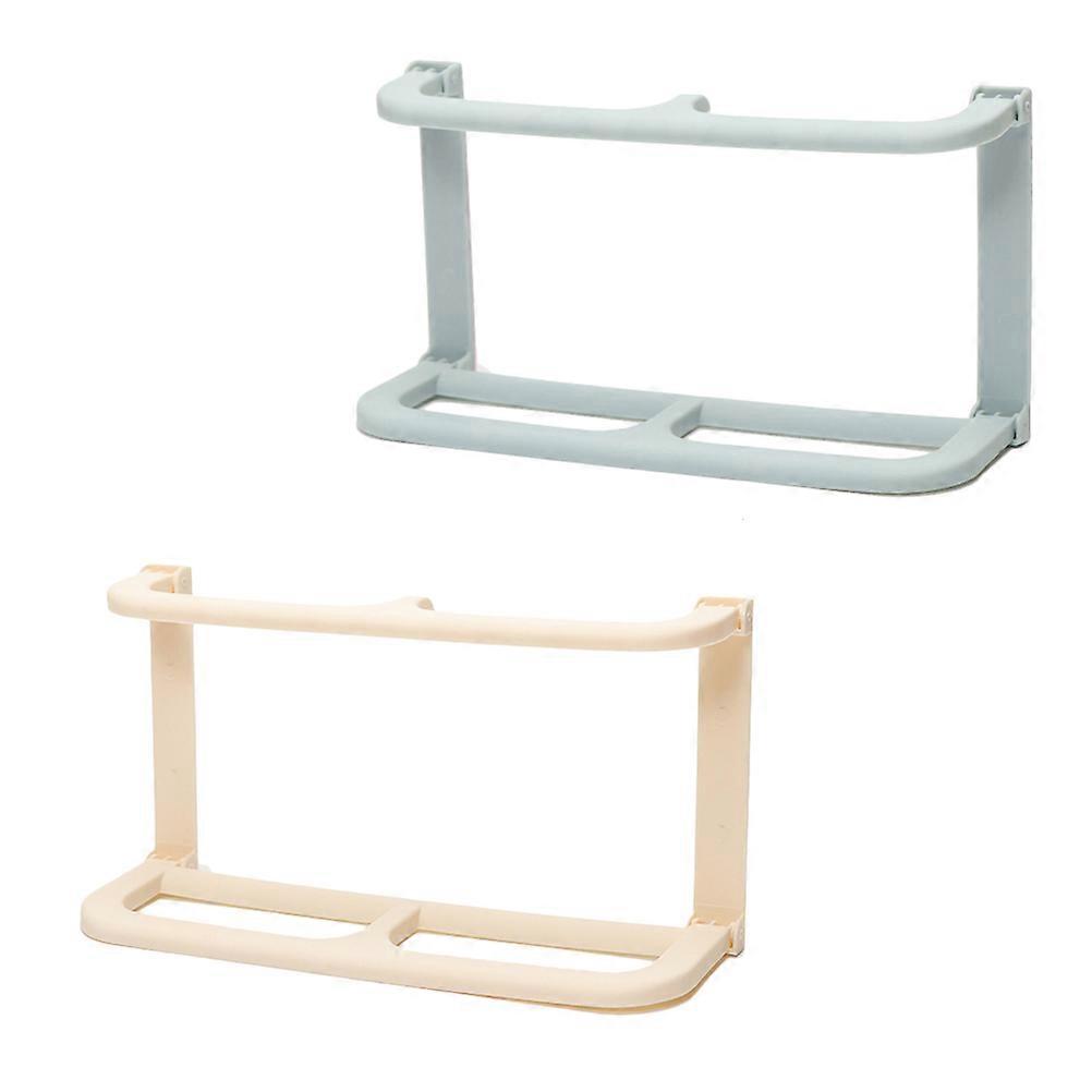 Slipper Holder Rack Foldable Wall Mounted Shelf for 4Pcs Storage