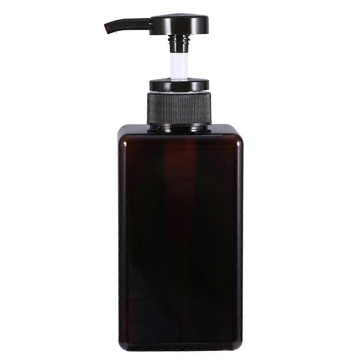 Brown 450ml Shampoo Storage Bottles Portable Camping Home Trip Reusable 12Pcs