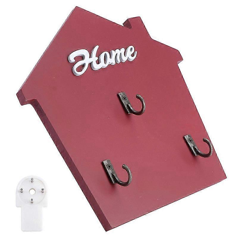 Red House Design Wall Hook Creative Key Holder for Home Storage Solution 1Pc