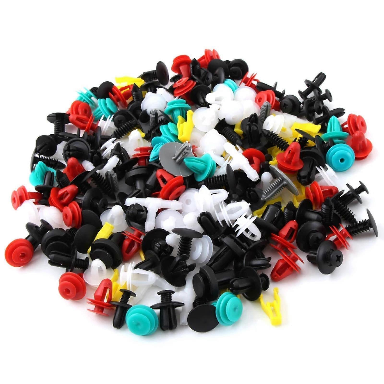 Car Fastener Clips For Benz AMG GLC GLE E CLA GLA W205 W211 W213, 100 Pcs Assorted Plastic Fender Clips