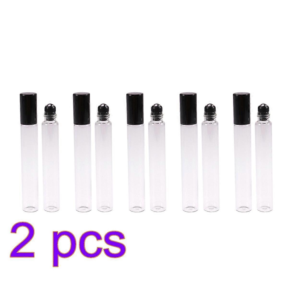 10ml Roller Bottles for Oils Glass Metal Refillable Container 20Pcs Set