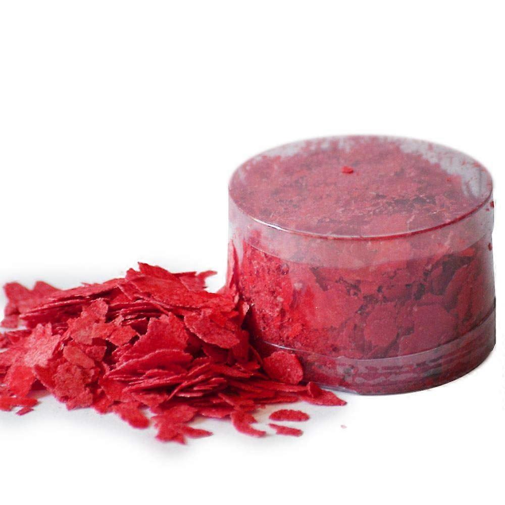 2 flocons comestibles 7 grammes Rouge de Noël 1