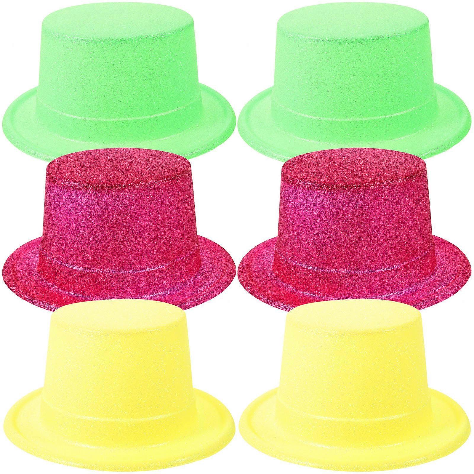 Assorted Color Paper Tophat For Community Event And Festival Party Decoration 12 Pcs