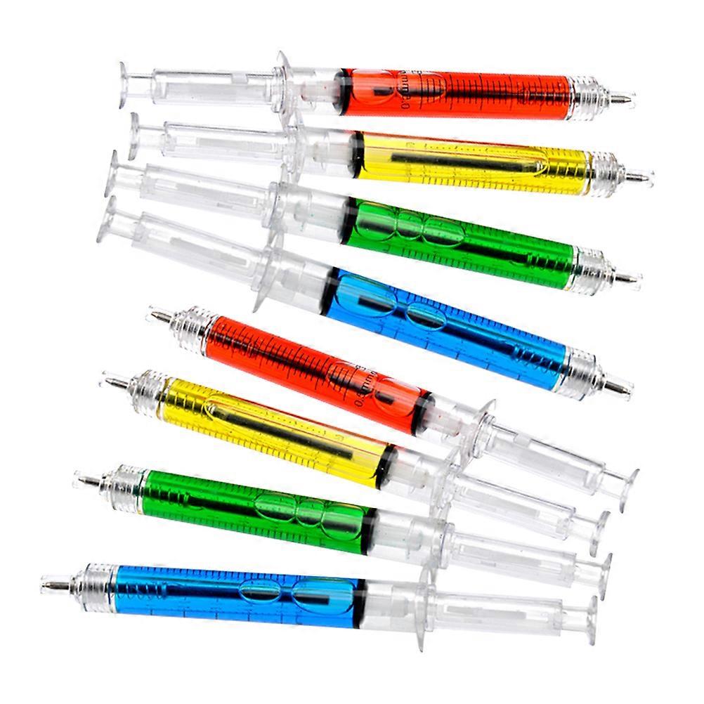 Syringe Ball Pen Pen for Writing Use 180Pcs Assorted Colors