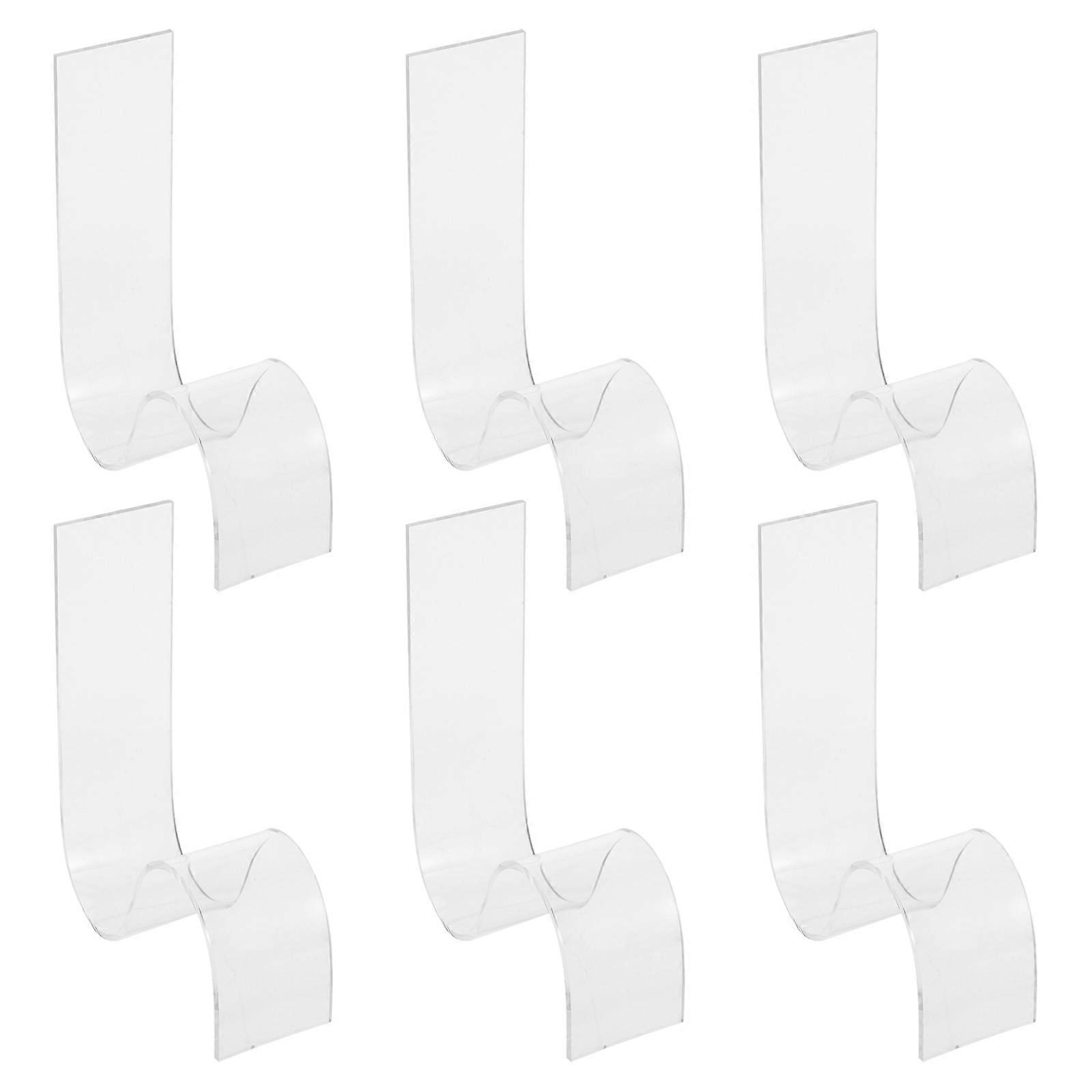 Clear Acrylic Shoe Rack for Effective Shoe Display 30Pcs Set