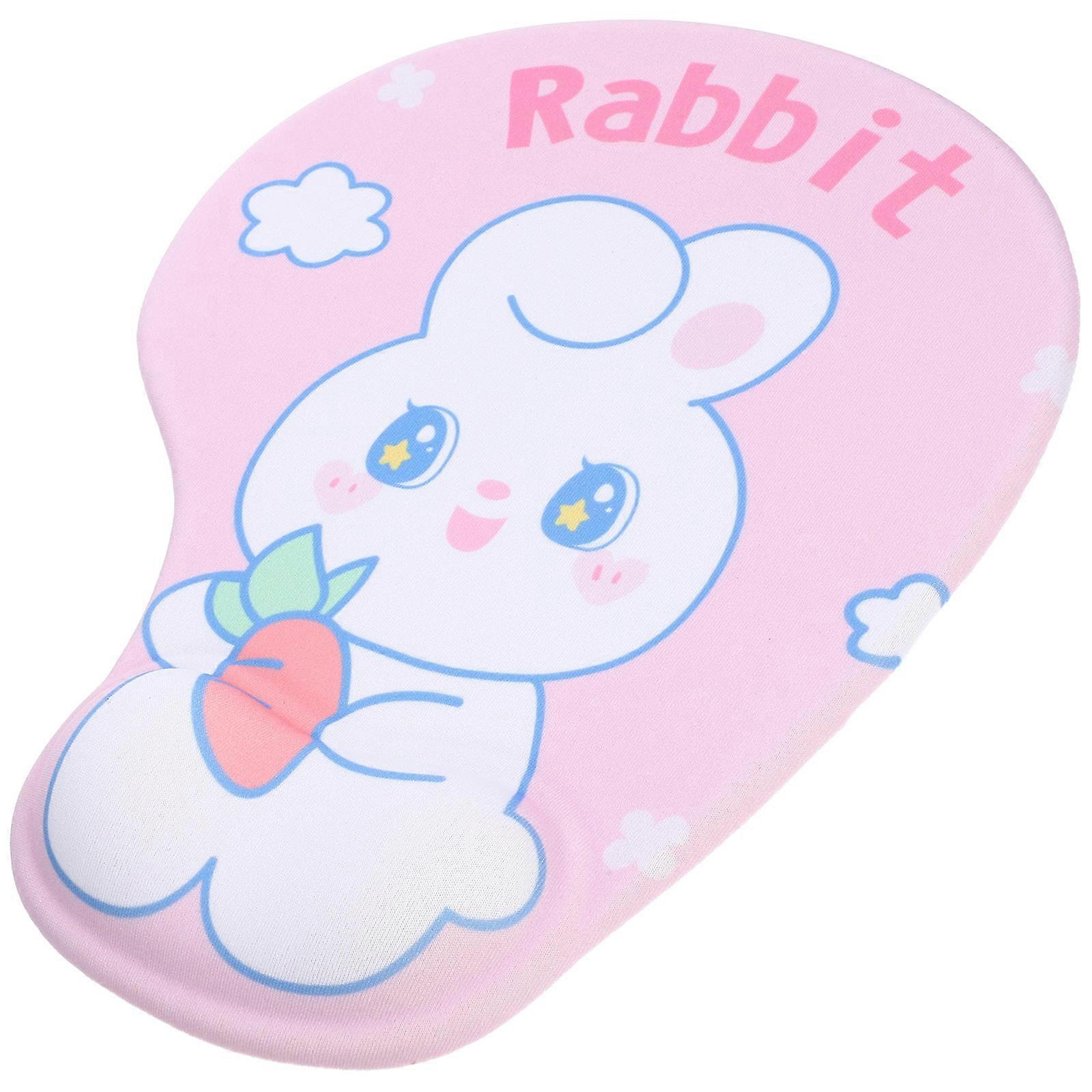 Pink Silicone Mouse Pad for Office 4Pcs Multi-Functional Desk Mats