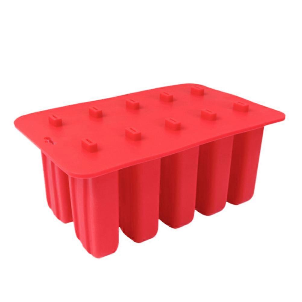 Popsicle Maker Silicone Mold for Home Use 2Pcs Red Color