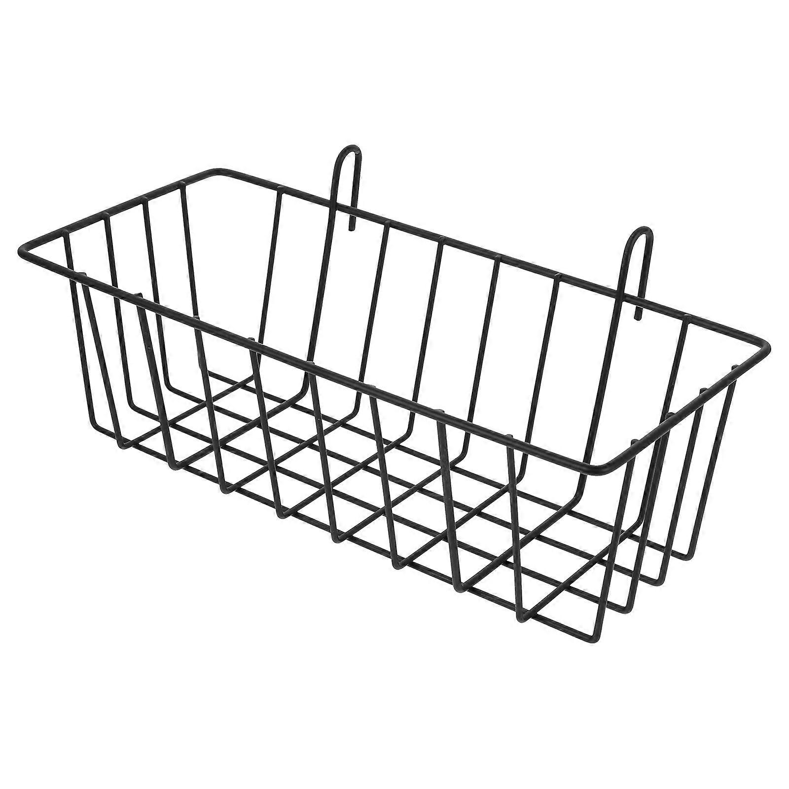 Rabbit Cage Metal Holder 4Pcs Hanging Feeder Designed For Small Animals 23x11.5cm Rectangular Hay Storage