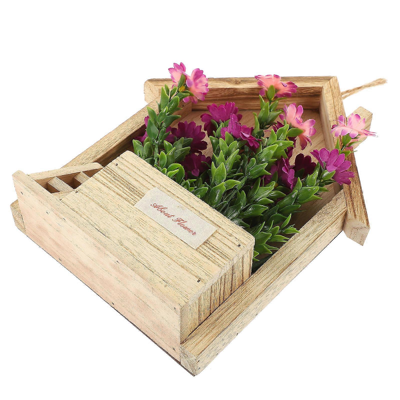 Artificial Hanging Flowers in Basket Hanging Flower Decor