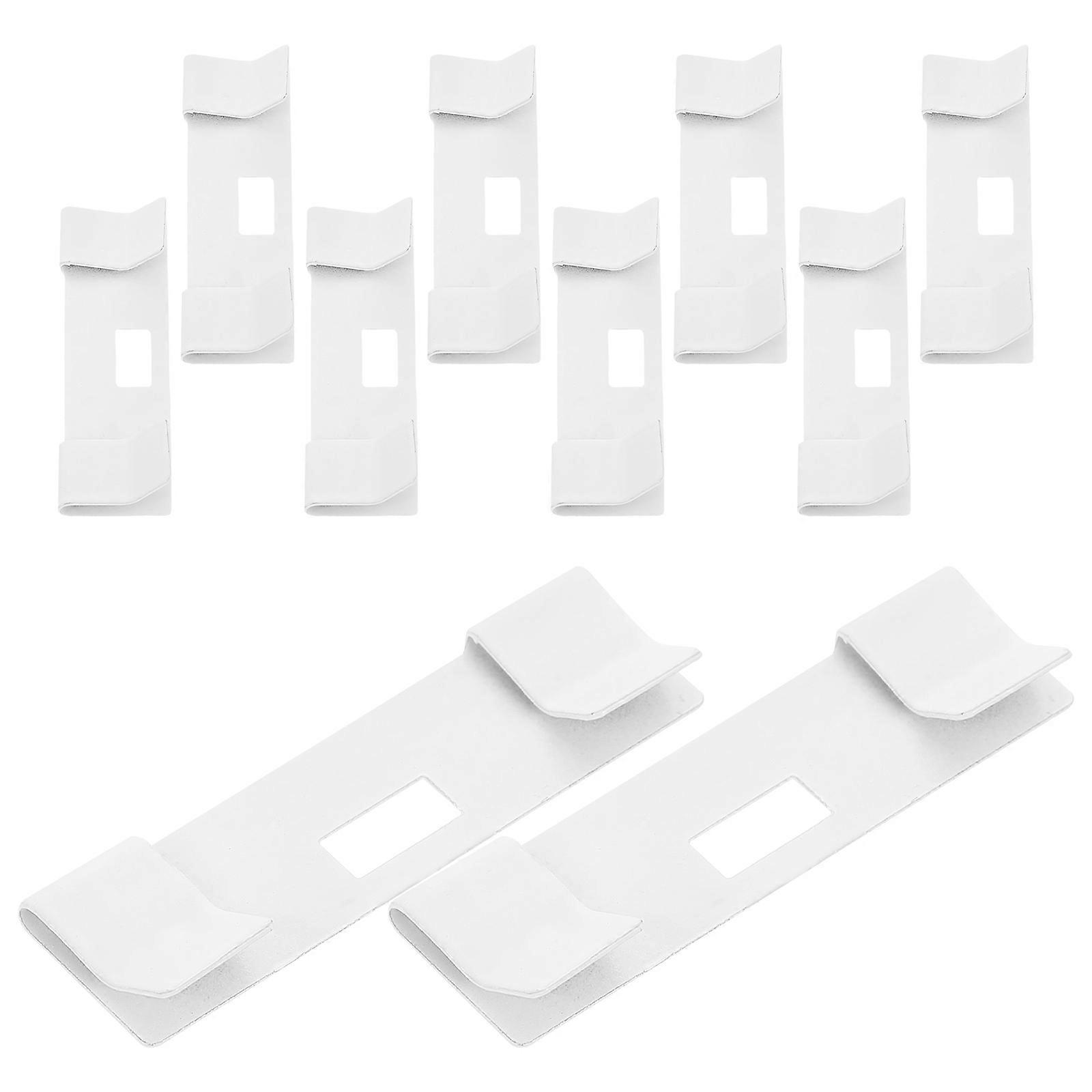 Blind Valance Replacement Clips Iron Material For Window Treatment Home Improvement 10Pack