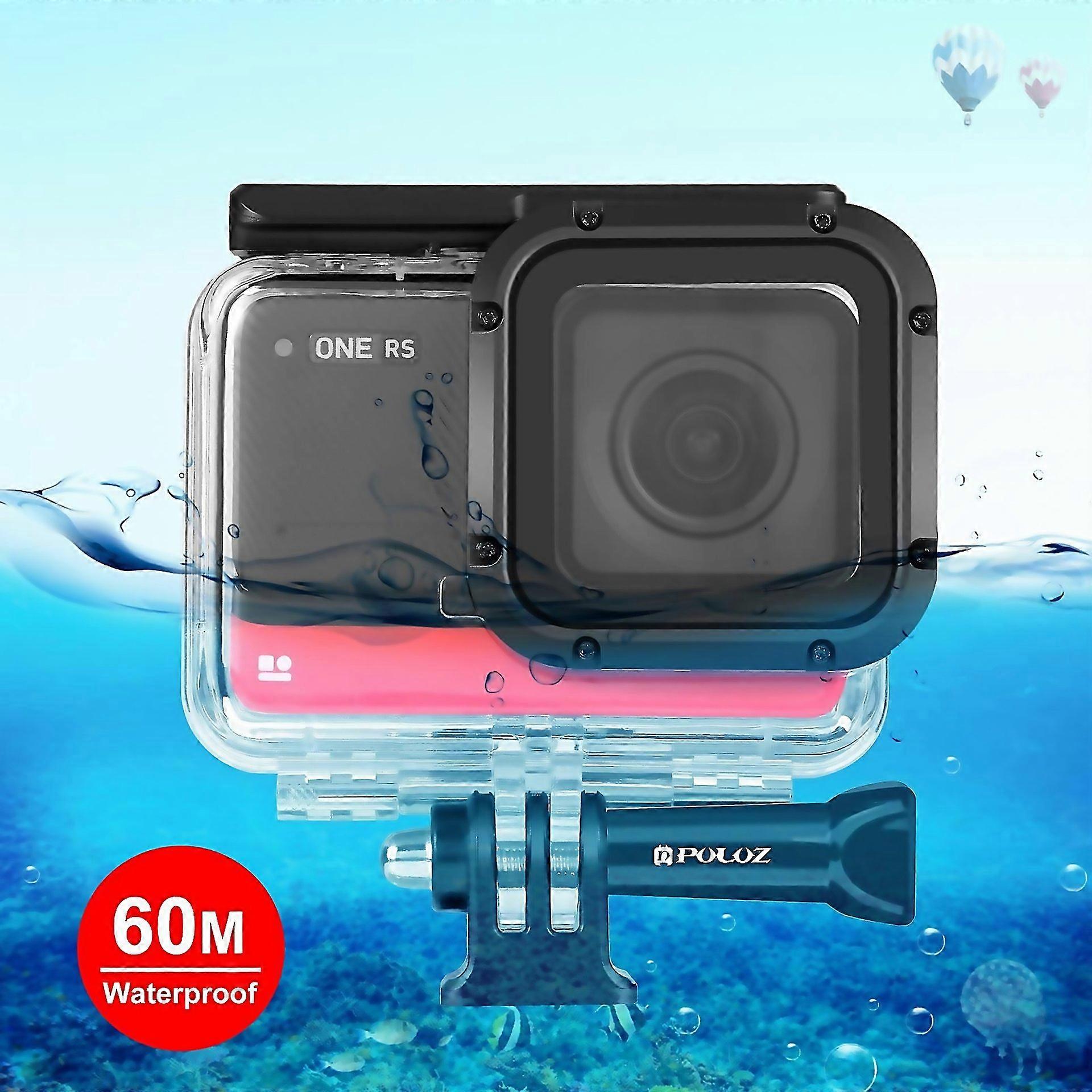 For Puluz 60m Underwater Depth Diving Case Waterproof Camera Housing For Insta360 One Rs 4k Editiont