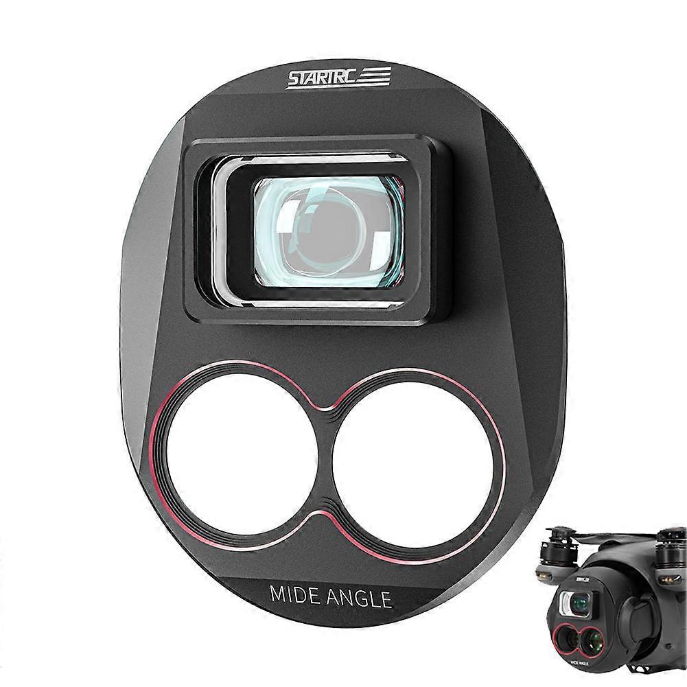 For DJI Mavic 4 Pro Wide Angle Lens HD Optical Glass Waterproof Scratch Resistant Snap On Design