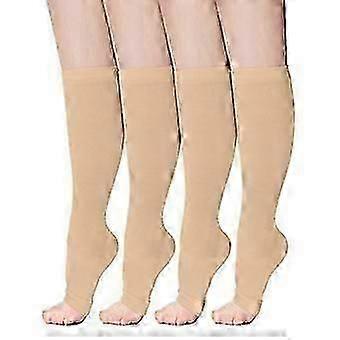 4 أزواج من الأكمام الواقي للجلد الساق المسنين بشرة رقيقة حساسة من كدمات المسيل للدموع