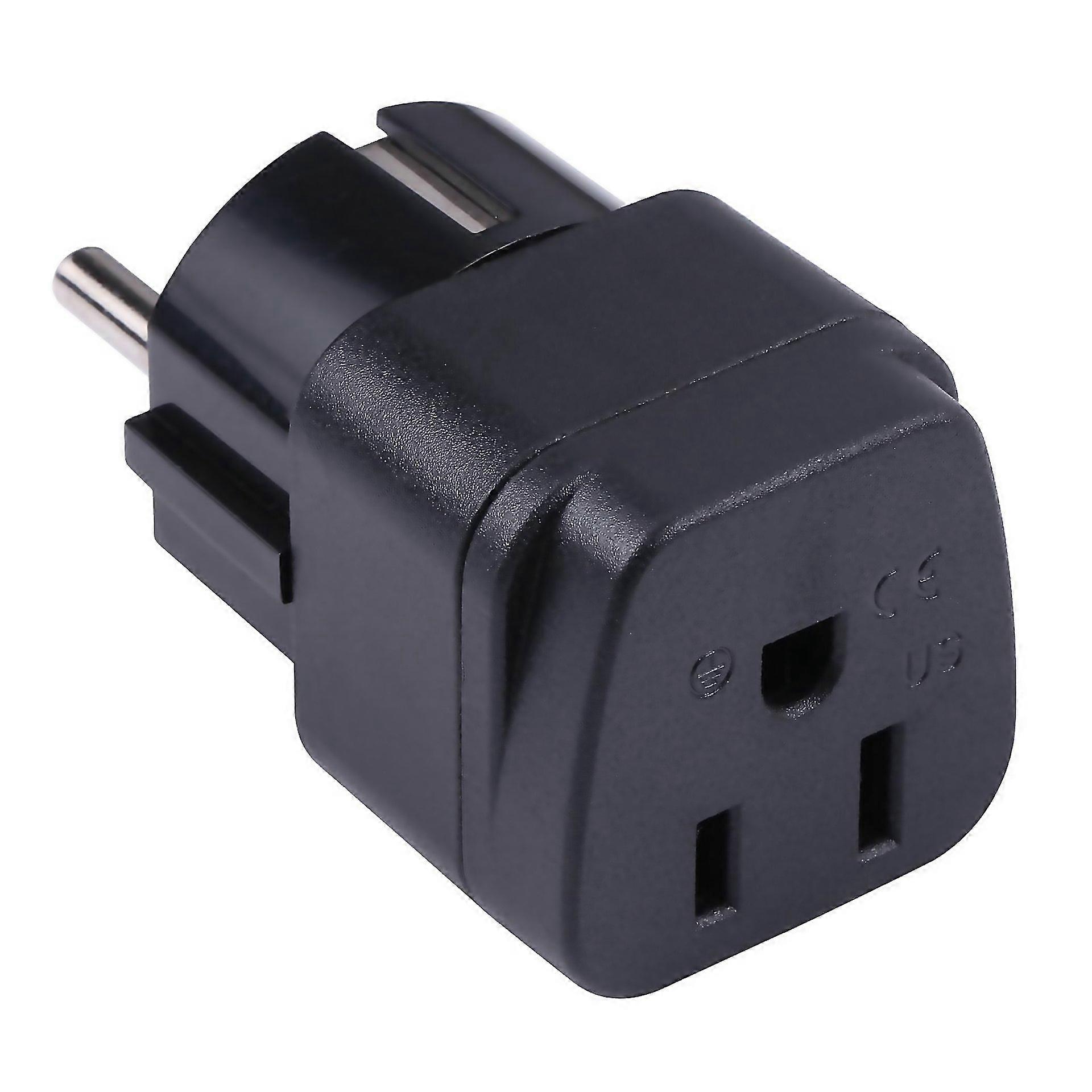 For Portable Threehole Us To Eu Plug Socket Power Adapter