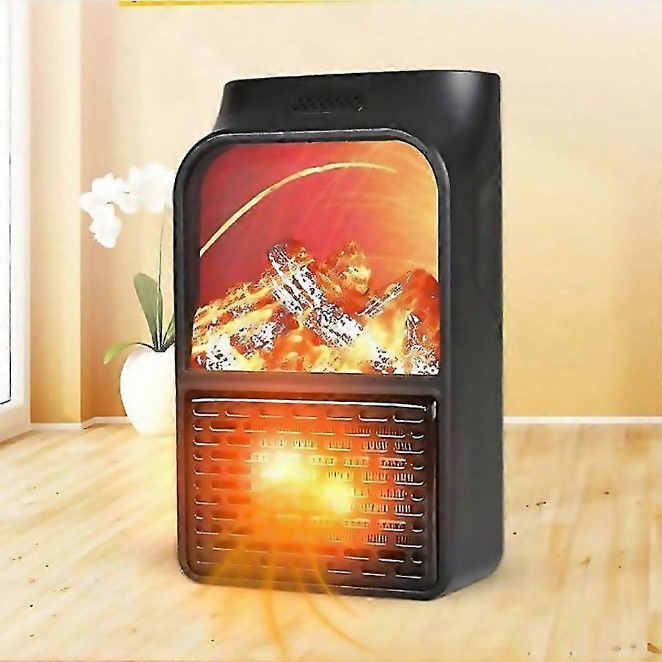 For Flame Simulation Mini Portable Desktop Heater Without Remote Control