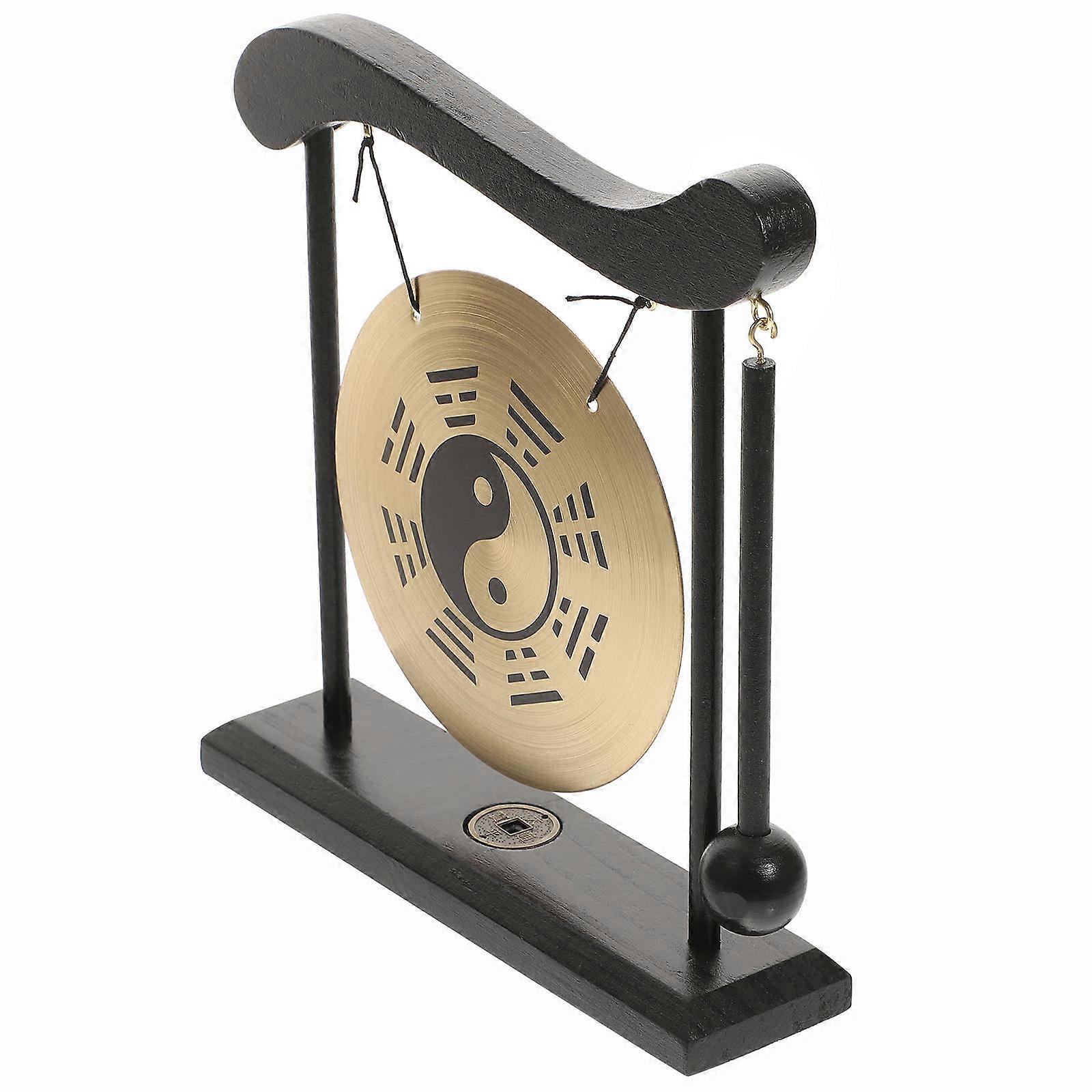 Desktop Decor 2Pcs Chic Gong Craft for Unique Home Ornament