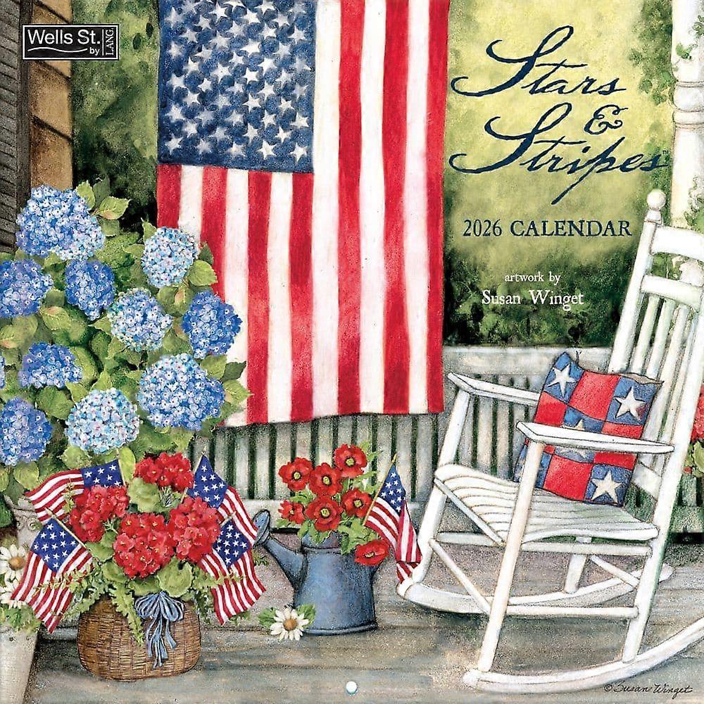 Wells St. By Lang Stars And Stripes Calendar 2026