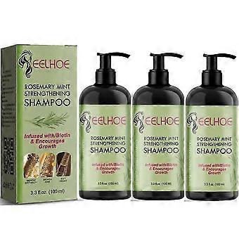 3X Nuovo Shampoo Al Rosmarino Shampoo Alla Menta Rosmarino Shampoo Protettivo Per Capelli Con Biotina Per Detergere E Aiuta A Rafforzare I Capelli Fragili