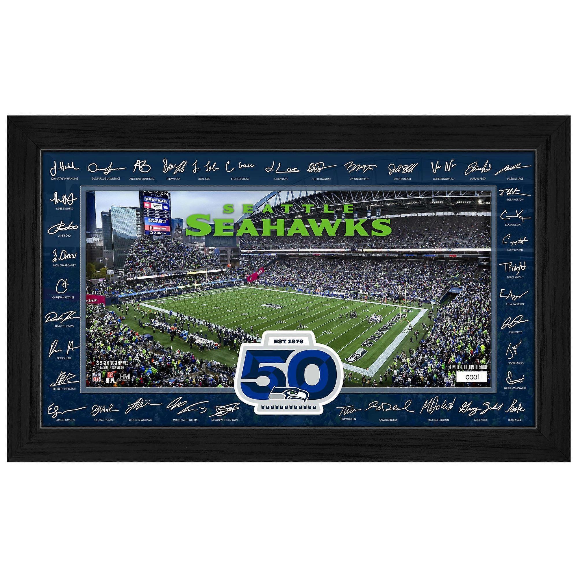 Seattle Seahawks 2025 NFL Signature Gridiron Image