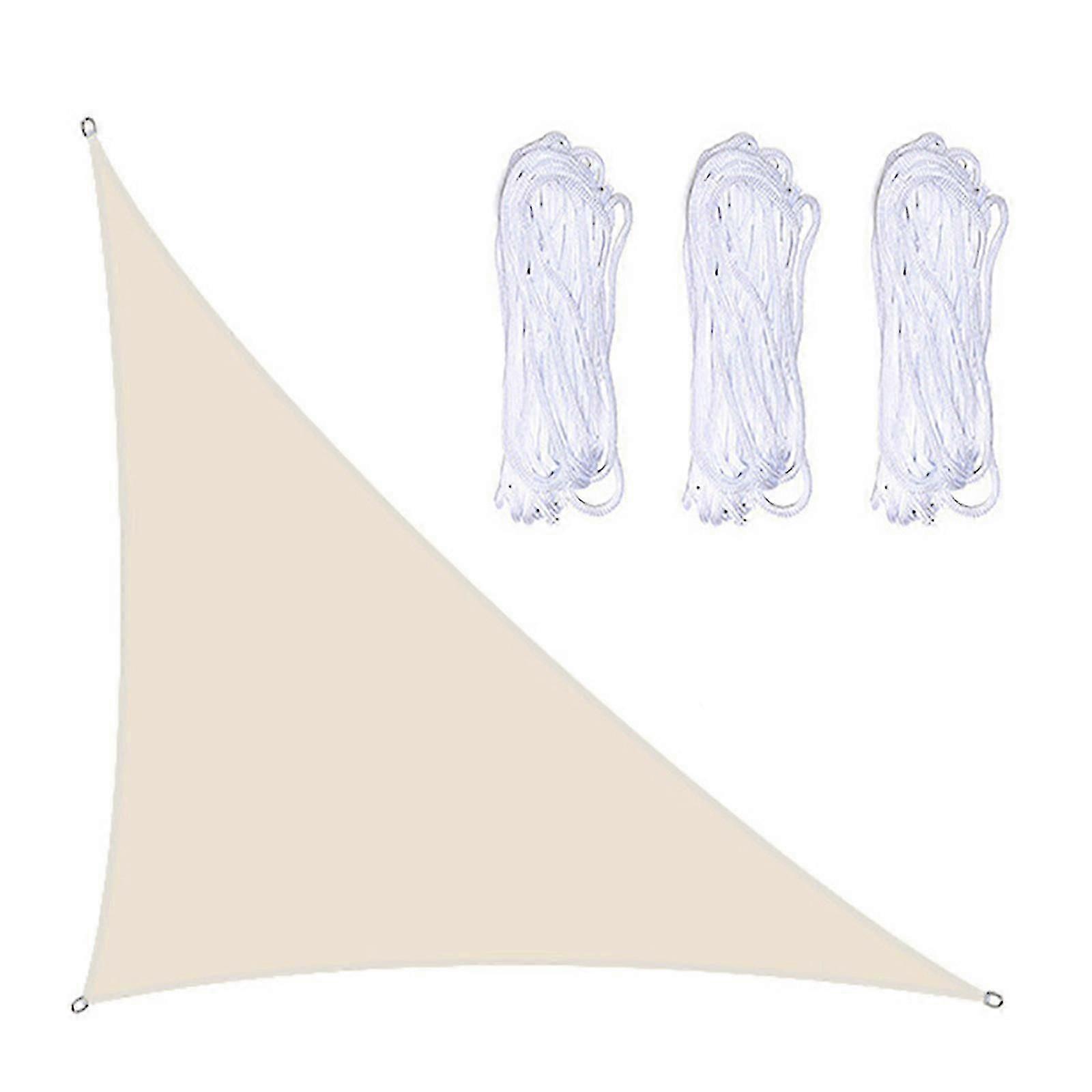Shade Sail Right Angle, 3m x 4m x 5m Sun Sail Shade with Hardware Kits, 3 Ropes, Waterproof_i*