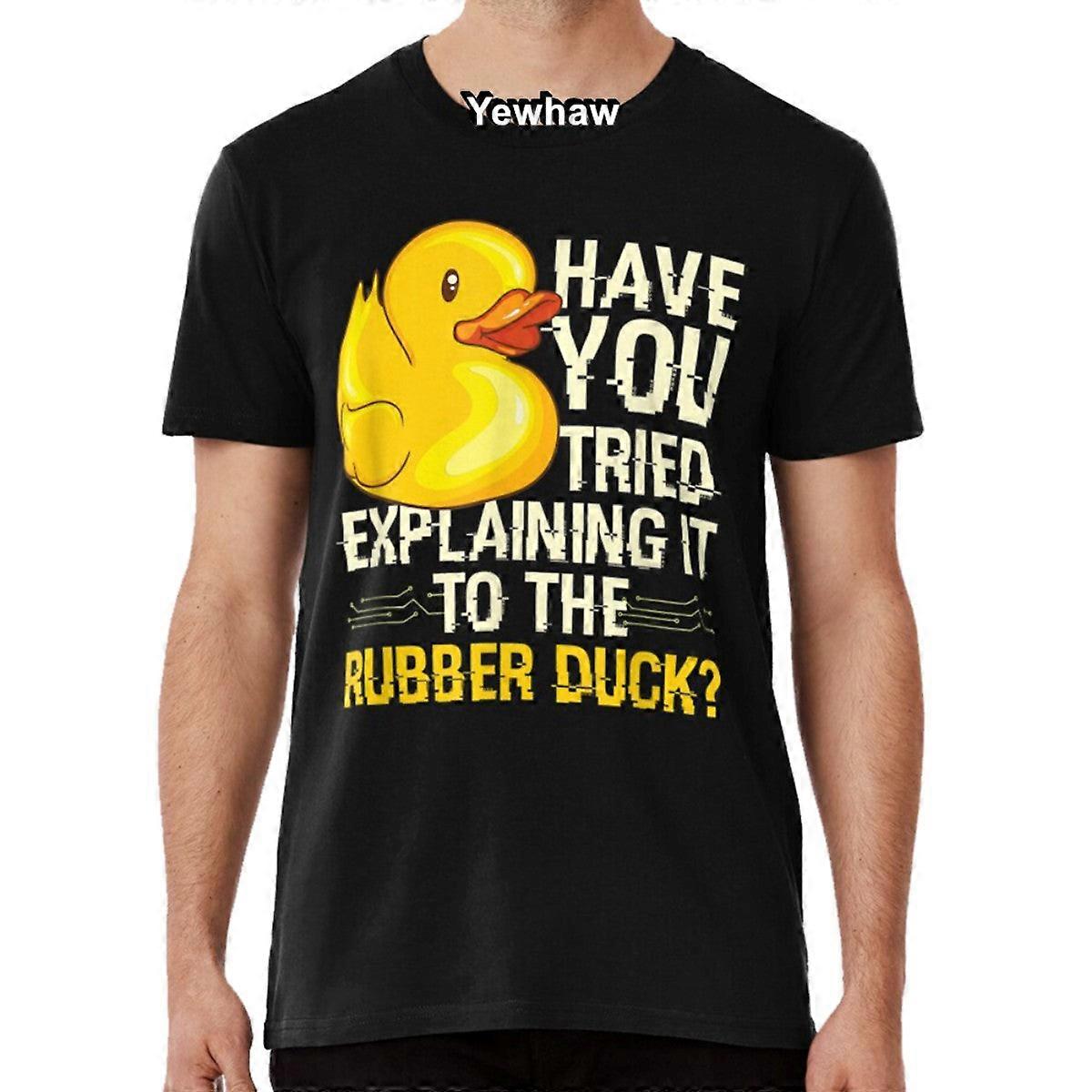 Morsom programmerer - Rubber Duck Debugging, Morsom programmerer Gavedesign T-skjorte Yrker Programmering Koder Koding