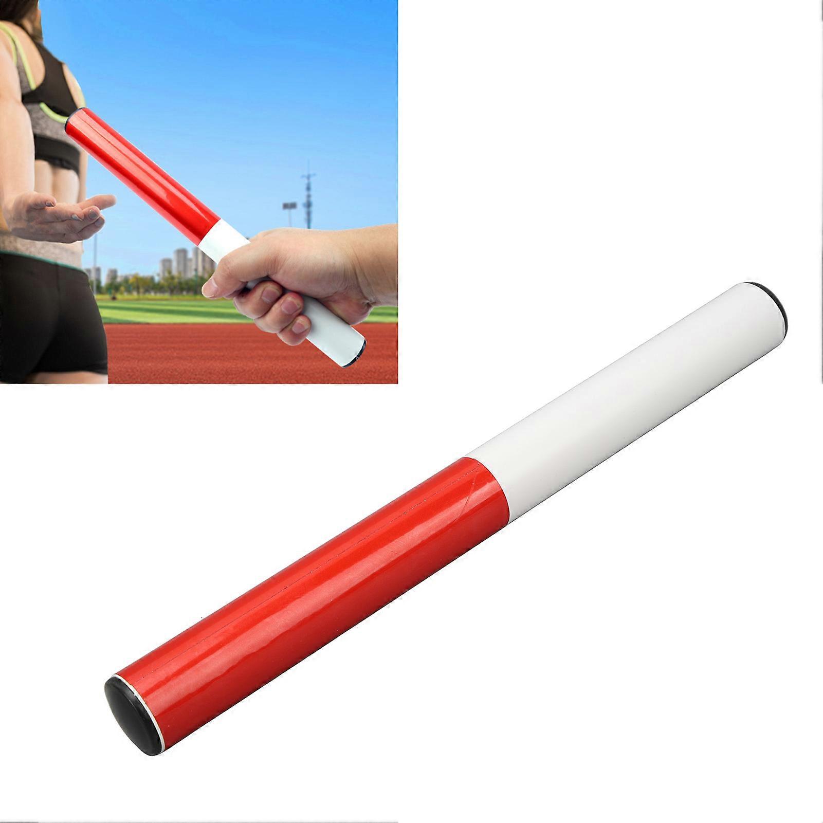 4pcs Children's Running Baton Relay PVC Baton Red and White Track and Field Baton Relay 