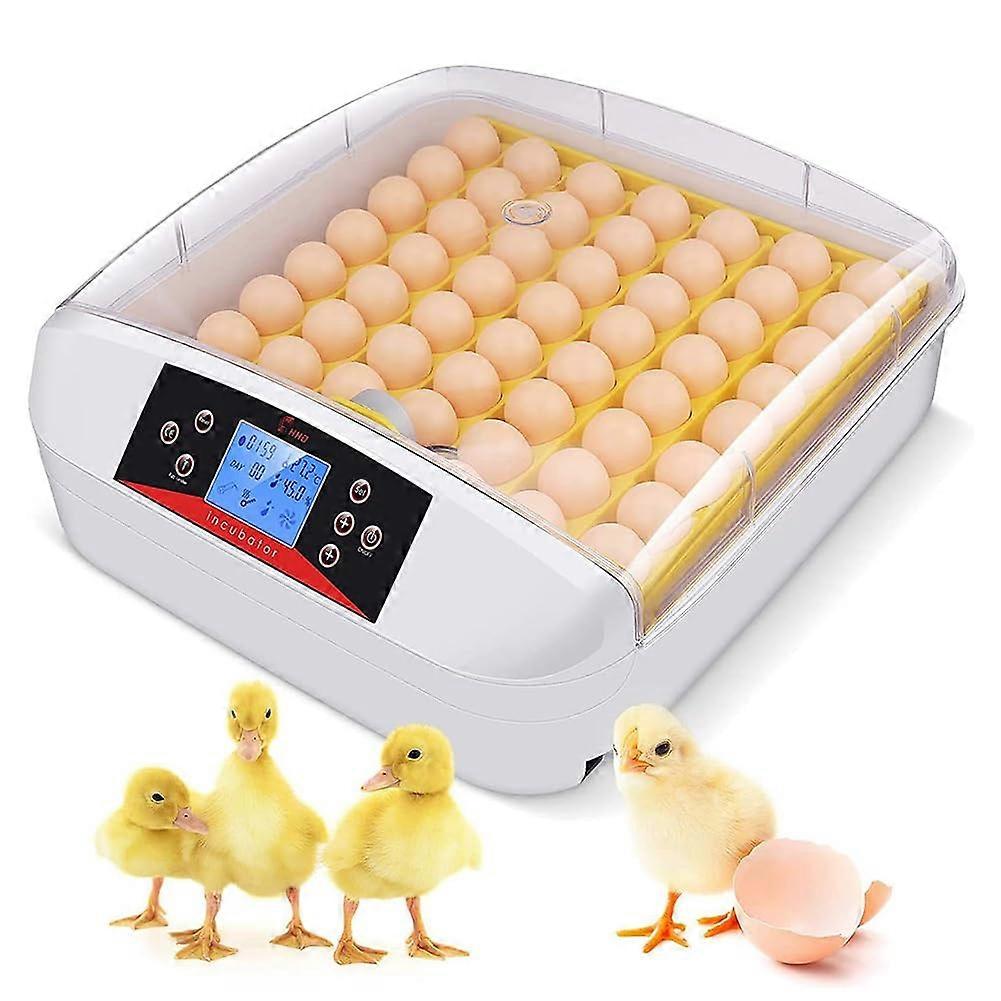 Egg Incubator Full Digital, 56 Egg Capacity, LED Temp Humidity Controller, 2040C, For Chicken Duck Goose Quail Eggs