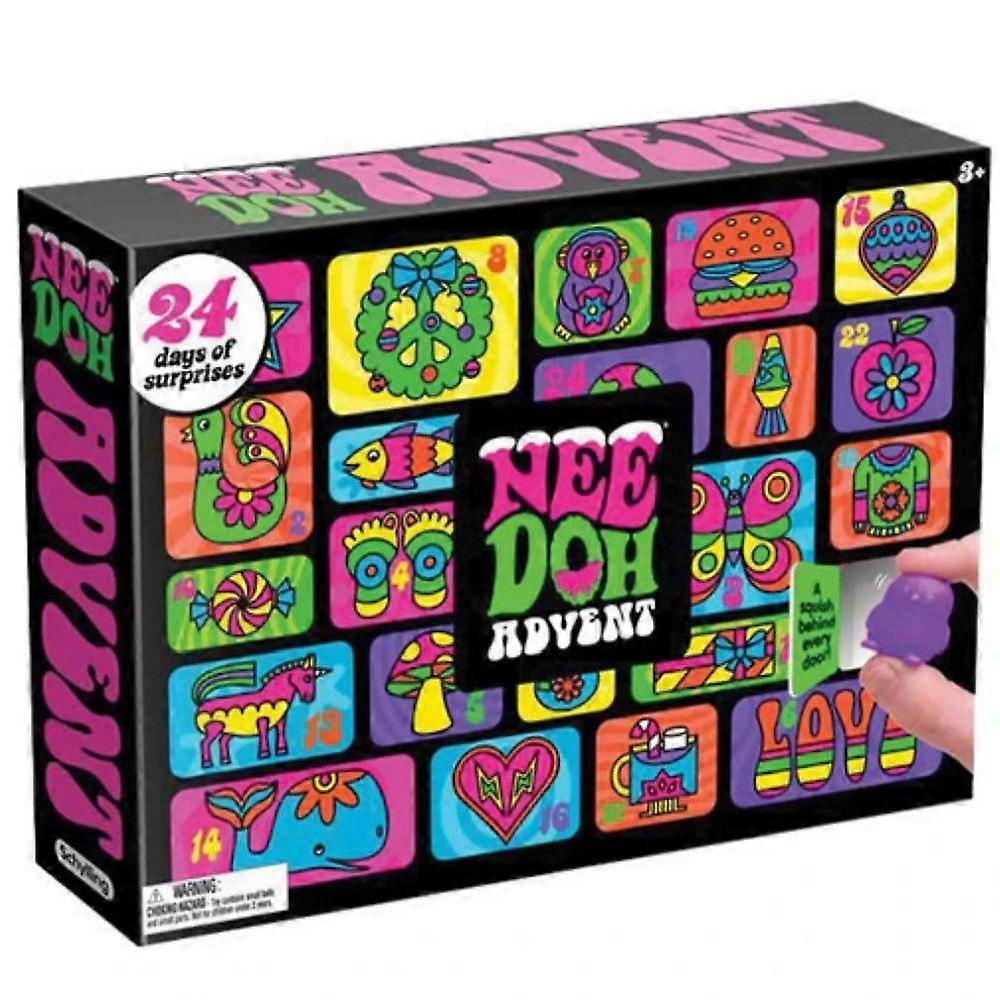 NeeDoh Advent Calendar, 24 Days Surprise Mini Agitating Sensory Toys