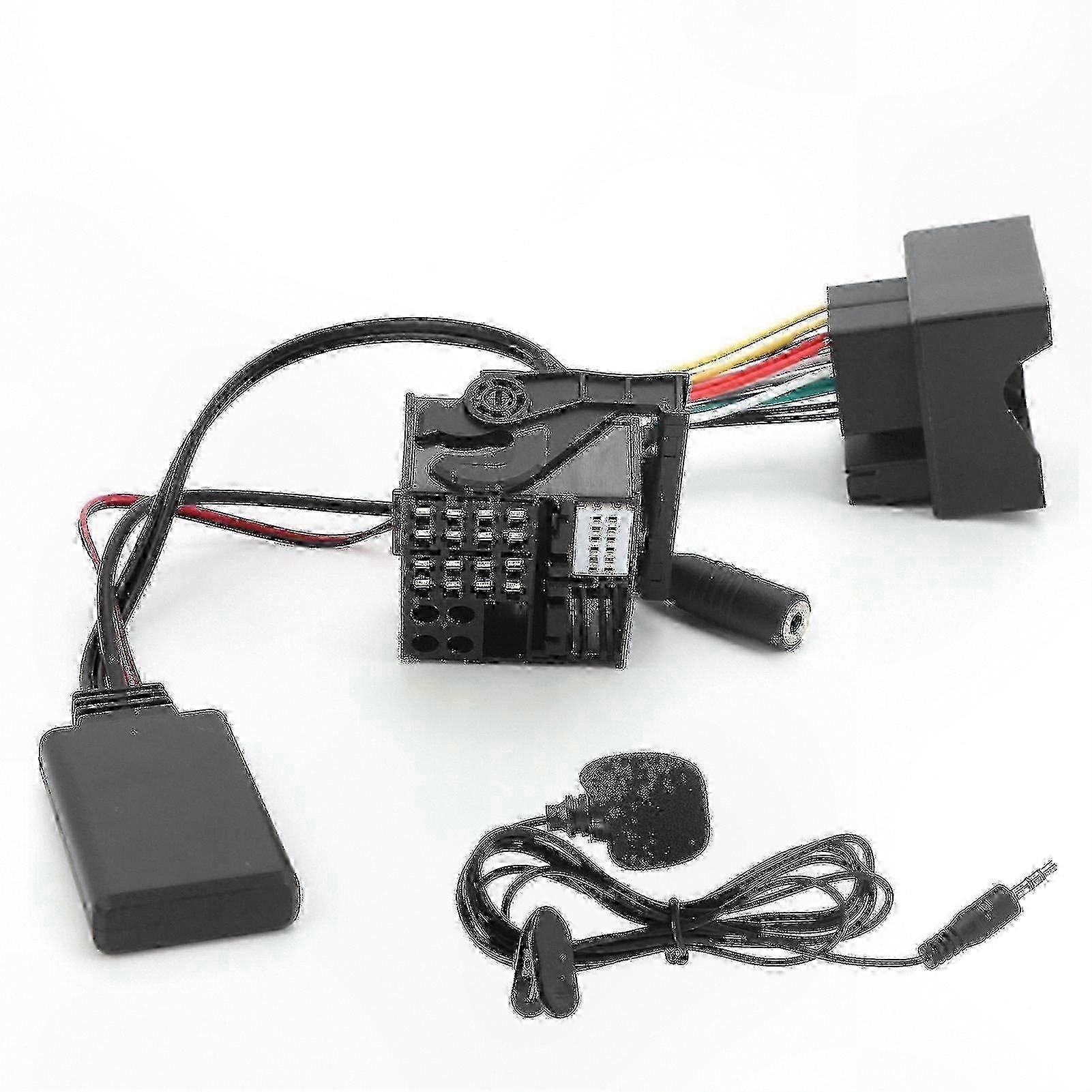 Bluetooth 5.0 o Adapter with Microphone & 59.1in AUX Cable for  E60 E63 E64 E65 E66 E87