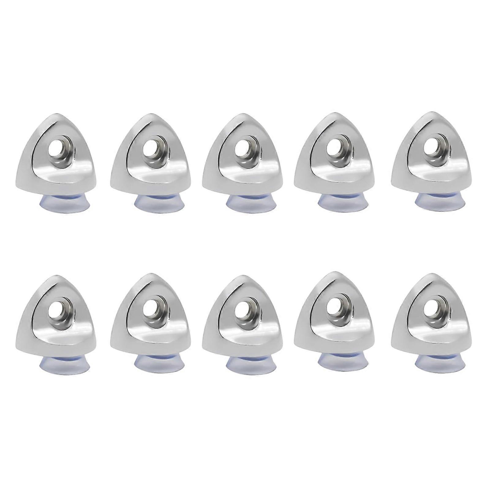 10 Pieces Heart Design Metal Blend Shelf Supports Stable Hardware Mounts for Wall Shelves Closets Multicolor