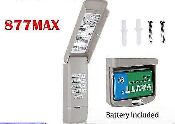 Keyless entry keypad for garage door with 315m remote