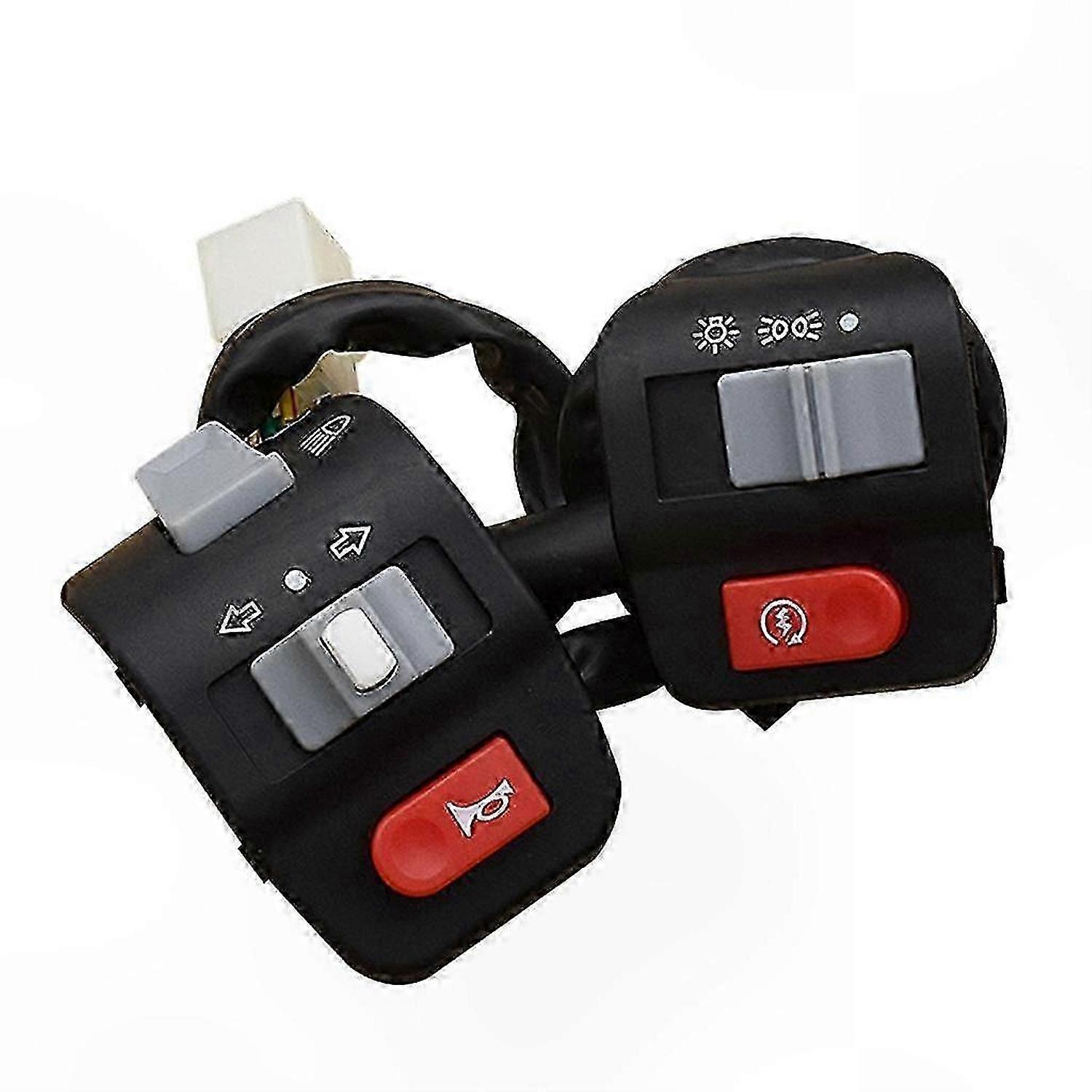 Universal Motorcycle ATV Handlebar Turn Signals with Start Switch Control