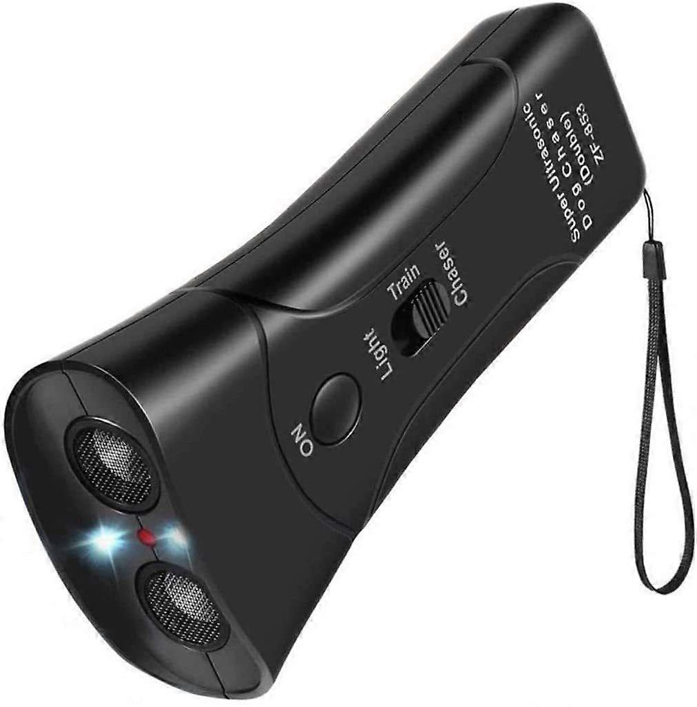 Portable Anti Bark Device, 3 in 1 Ultrasonic Dog Repeller Stop Barking Dog Trainer LED Bark Controller Anti-Static Wrist Strap Outdoor Sonic Bark Con