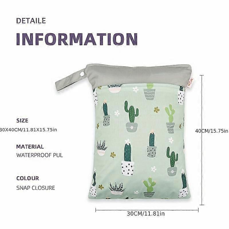 ️ Reusable  Waterproof Wipe Pouch  | Ideal for Cloth Diapers  & Beach ️ | Perfect for Gym ️, Pool , Stroller & Yoga  | 11.8 x 15.7 Inches  |