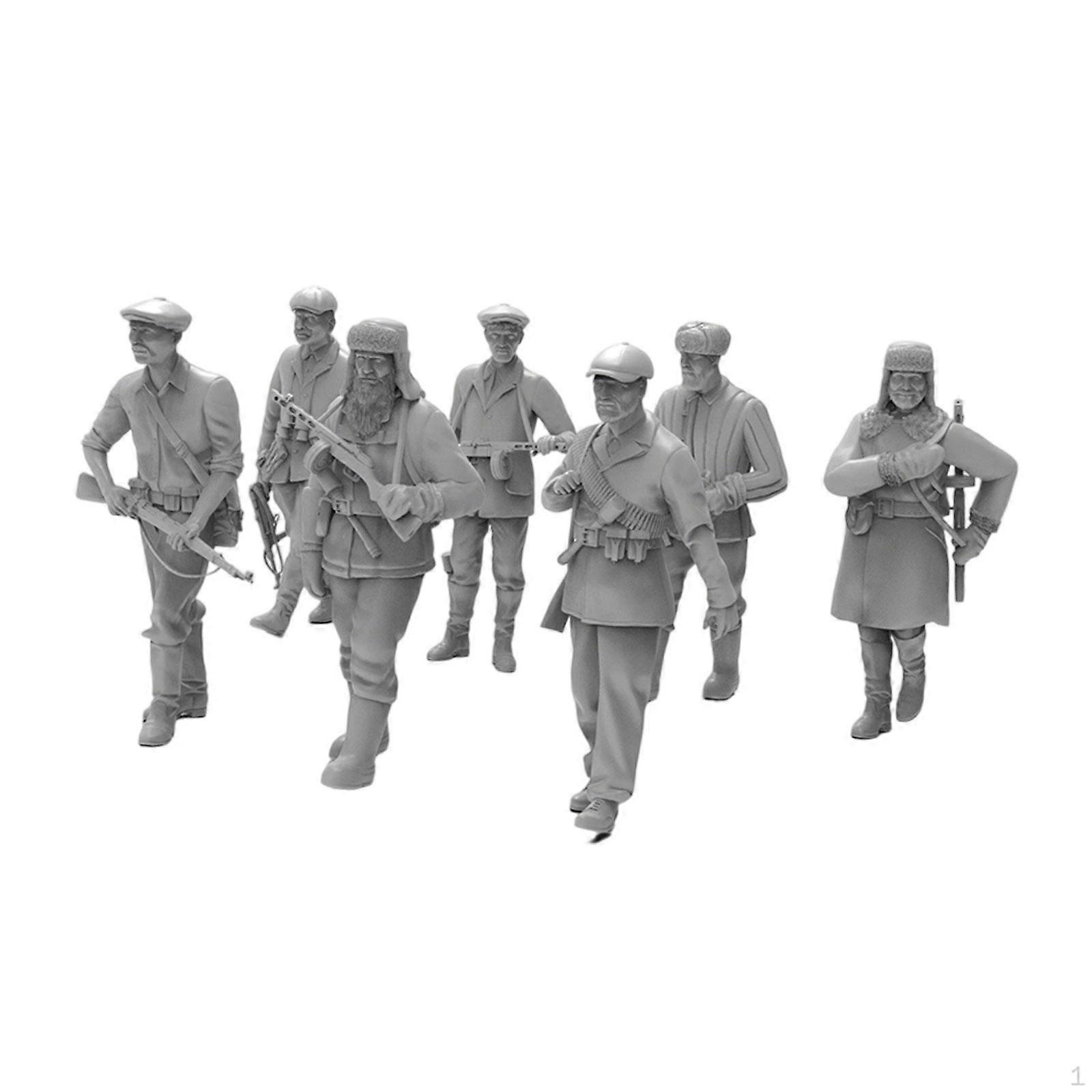 7 Figures for Miniature Diorama Models