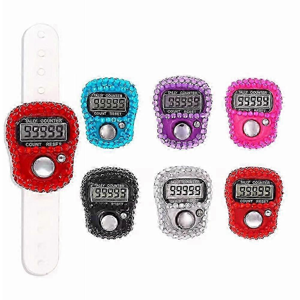 Random Color Finger Counter Mini Button Plastic Shell Accurate