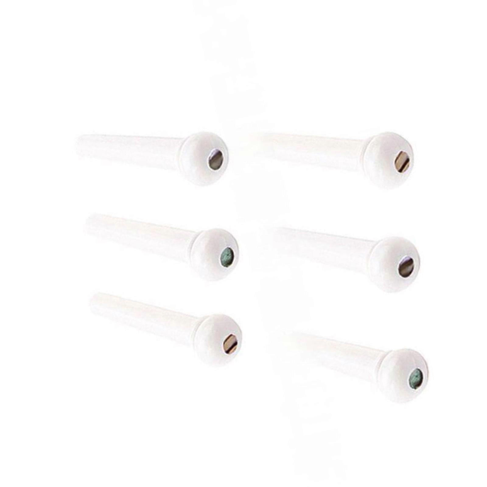 6Pcs Guitar String Nails Replacement Acoustic Guitar Bridge Pins Guitar Bridge String Studs Musical Instruments Part Multicolor