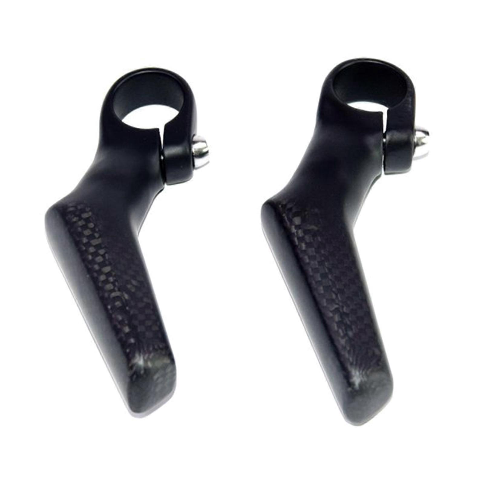 2pcs Bike Handlebars Extenders Carbon Fibers Bicycles Handlebars Extenders for Enhancing Comfortable and Stability Multicolor
